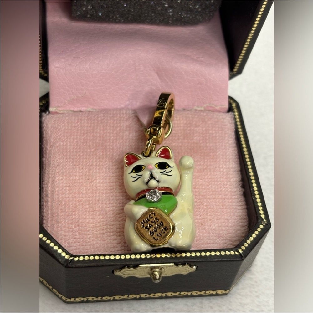 Juicy Couture 2008 Lucky Cat Charm Rare Very Sought After Vintage Y2K